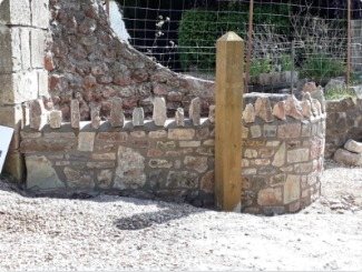 Exterior stonework detail by Oakhill Building Services
