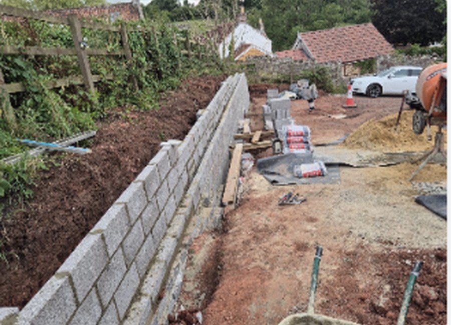 Blockwork and foundation preparation