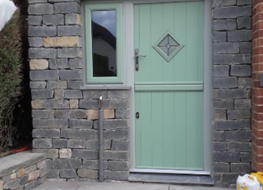 Stonework and doorway finishing